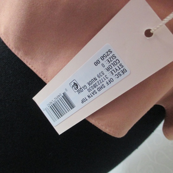 NEW $250 REBECCA TAYLOR nude tiered cami TOP 0 - Picture 4 of 5